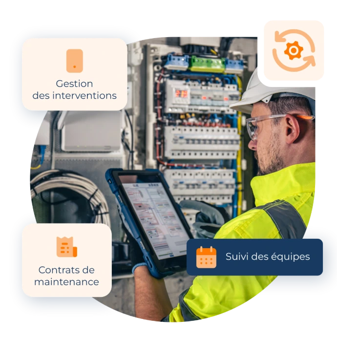 homme en maintenance