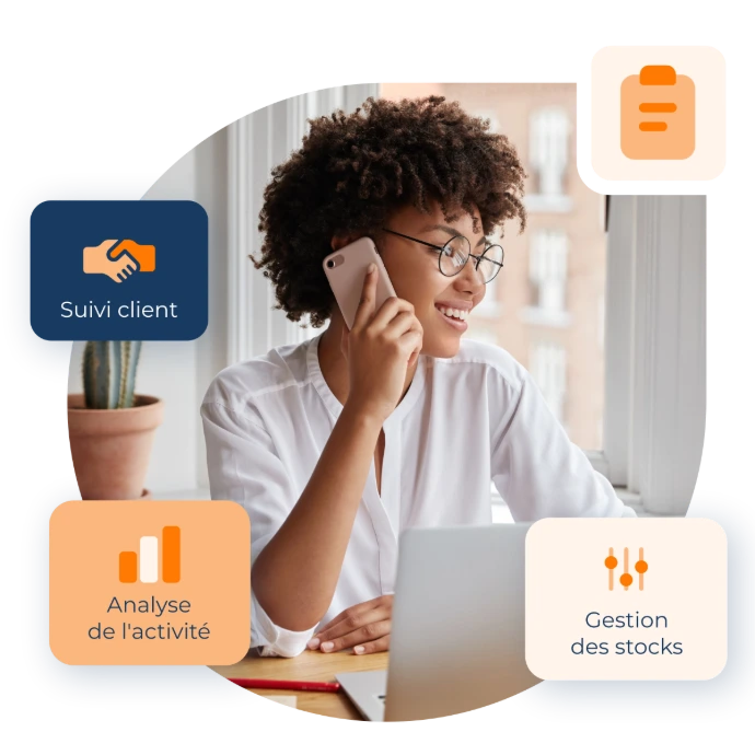 femme au téléphone